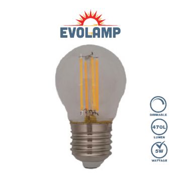 Evolamp 5w Es LED Dimmable Golf Ball