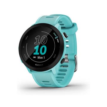 Garmin Forerunner 55 GPS Running Smart Fitness Watch - Aqua |  49-GAR-010-202562-12