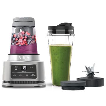 Ninja Foodi Power Nutri Blender 2-In-1 with Smart Torque & Smart IQ - Silver | CB100UK