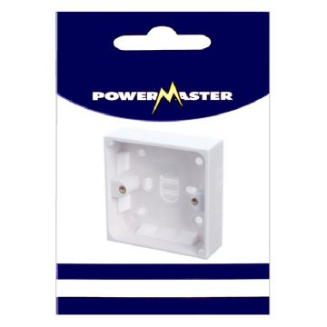 8170 (Bag) Powermaster 1gang Pattress Box