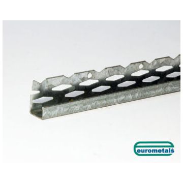 Eurometals Galvanished Plasterboard Edge Beads - 300mm x 12.5mm