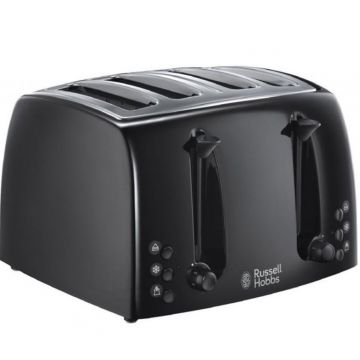 Russell Hobbs 4 Slice Black Toaster