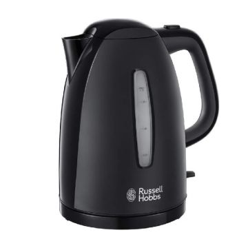 Russell Hobbs Textures Electric 1.7L Kettle - Black  | 21271