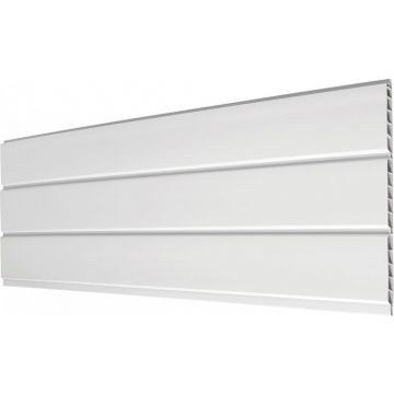 Eavemaster Hollow Soffit Board - White - 5000mm x 300mm 