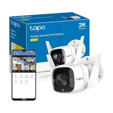 Tapo Outdoor Smart Security Wi-Fi Camera - White | C310