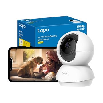 TP Link Tapo Pan / Tilt Home Security Wi-Fi Camera - White | C200