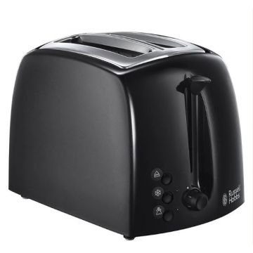 Russell Hobbs Textures 2 Slice Toaster - Black | 21641