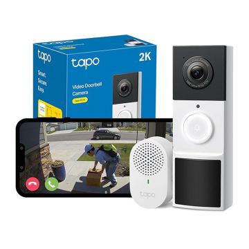 TP-Link Tapo 2k Smart Video Doorbell Camera | D210