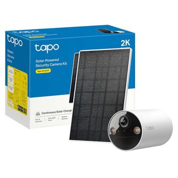 TP-Link Tapo Solar Powered Security Camera Kit - White | C410