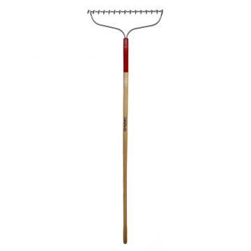 Darby Bow Rake 15 Tooth Wood Handle