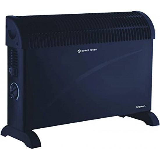 KINGAVON Convector Heater 2KW Black - 408131