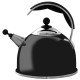 AGA Whistling Kettle BLACK | W824