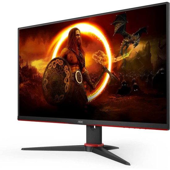 AOC 24" 165Hz 1ms Free Sync Full HD 1080p LED Screen Gaming Monitor | 24G2SAE/BK