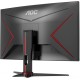 AOC G2 Series 27" 240Hz 1ms Free Sync Full HD 1080p LED Screen Curved Gaming Monitor | C27G2ZE/BK