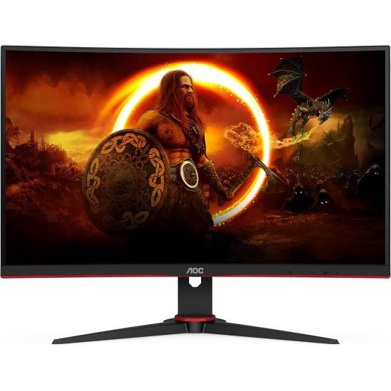 AOC G2 Series 27" 240Hz 1ms Free Sync Full HD 1080p LED Screen Curved Gaming Monitor | C27G2ZE/BK