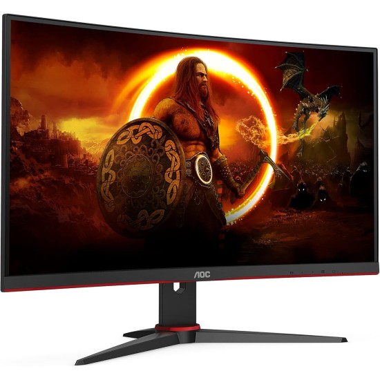 AOC G2 Series 27" 240Hz 1ms Free Sync Full HD 1080p LED Screen Curved Gaming Monitor | C27G2ZE/BK