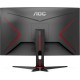 AOC G2 Series 27" 240Hz 1ms Free Sync Full HD 1080p LED Screen Curved Gaming Monitor | C27G2ZE/BK