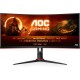 AOC G2 Series 34" 144Hz 1ms Free Sync WQHD LED Screen Curved Gaming Monitor | CU34G2X/BK