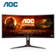 AOC G2 Series 34" 144Hz 1ms Free Sync WQHD LED Screen Curved Gaming Monitor | CU34G2X/BK