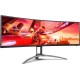 AOC AGON Series 49" 165Hz 1ms Free Sync Dual Quad HD Ultra-Wide Curved Gaming Monitor | AG493UCX2