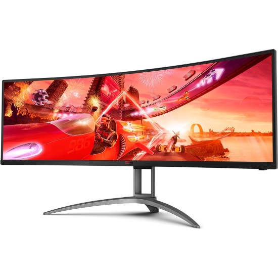 AOC AGON Series 49" 165Hz 1ms Free Sync Dual Quad HD Ultra-Wide Curved Gaming Monitor | AG493UCX2