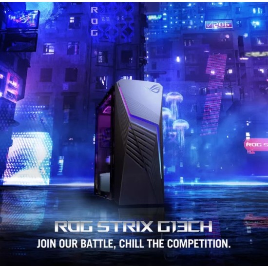 ASUS ROG Strix G13CH Intel Core i5 13400F, 8GB, 512GB, GTX1660 TI GPU, Desktop Gaming PC Tower Computer | G13CH-51340F136W