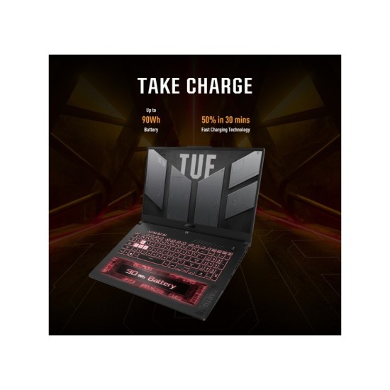 ASUS TUF A15 AMD Ryzen 7 15.6" 144Hz, 16GB, 512GB, RTX 4060 8GB GPU Gaming Laptop | FA507NV-LP023W