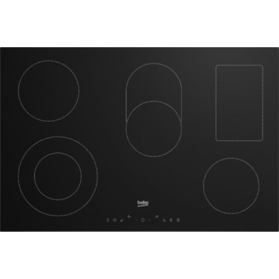 BEKO 80cm Black Ceramic Hob | HIC85402T