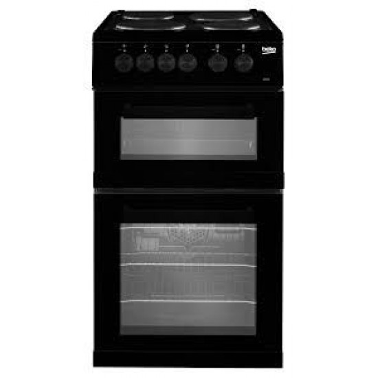 BEKO 50cm Twin Cavity Electric Cooker BLACK | KD533AK