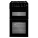 BEKO 50cm Twin Cavity Electric Cooker BLACK | KD533AK