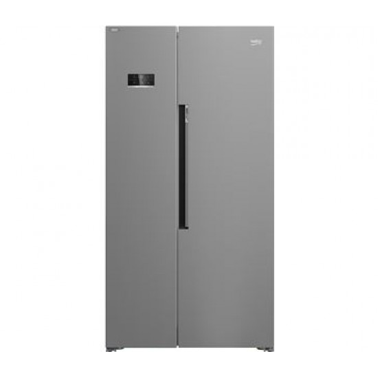 BEKO American-Style Fridge Freezer SILVER | ASL1342S