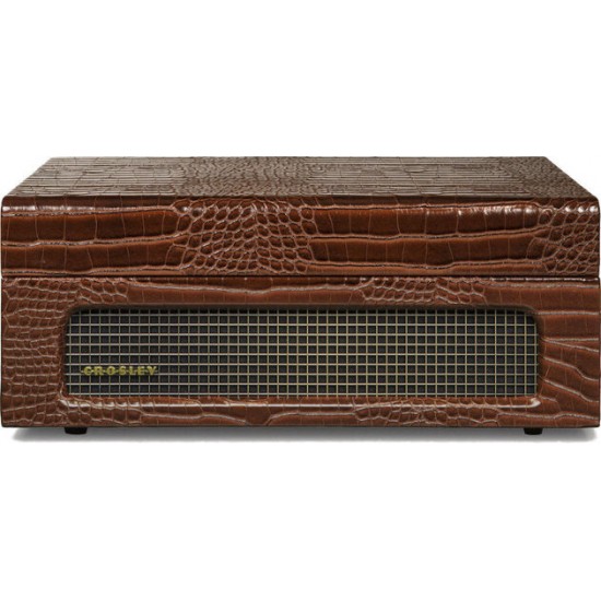 CROSLEY Voyager Turntable BROWN CROC | CR8017A-BR4