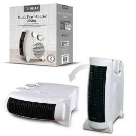 DE VIELLE 2kw Dual Fan Heater | 61690