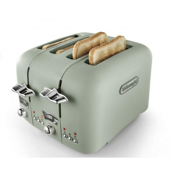 Delonghi argento 4 slice toaster best sale