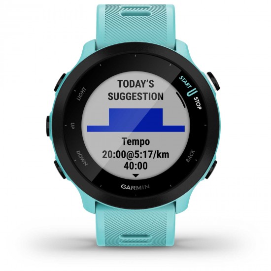 GARMIN Forerunner 55 Smartwatch AQUA | 010-02562-12