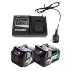 Hikoki Multi-Volt Starter Pack C/W 2 x High Power Batteries & Rapid Charging Kit | UC18YSL3/JEZ