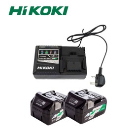 Hikoki Multi-Volt Starter Pack C/W 2 x High Power Batteries & Rapid Charging Kit | UC18YSL3/JEZ