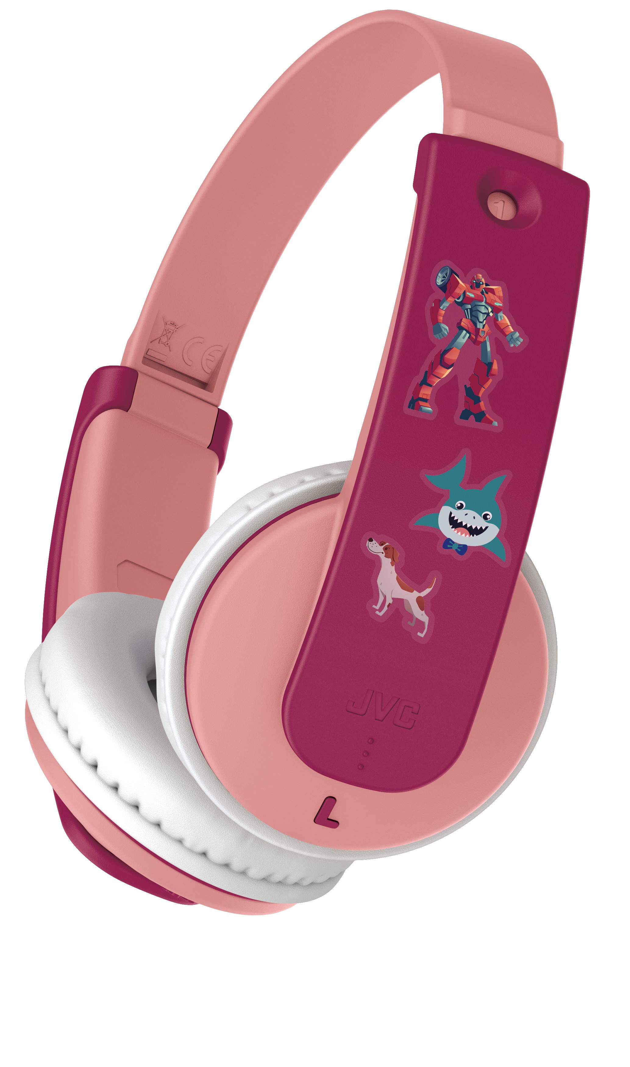 jvc pink wireless headphones