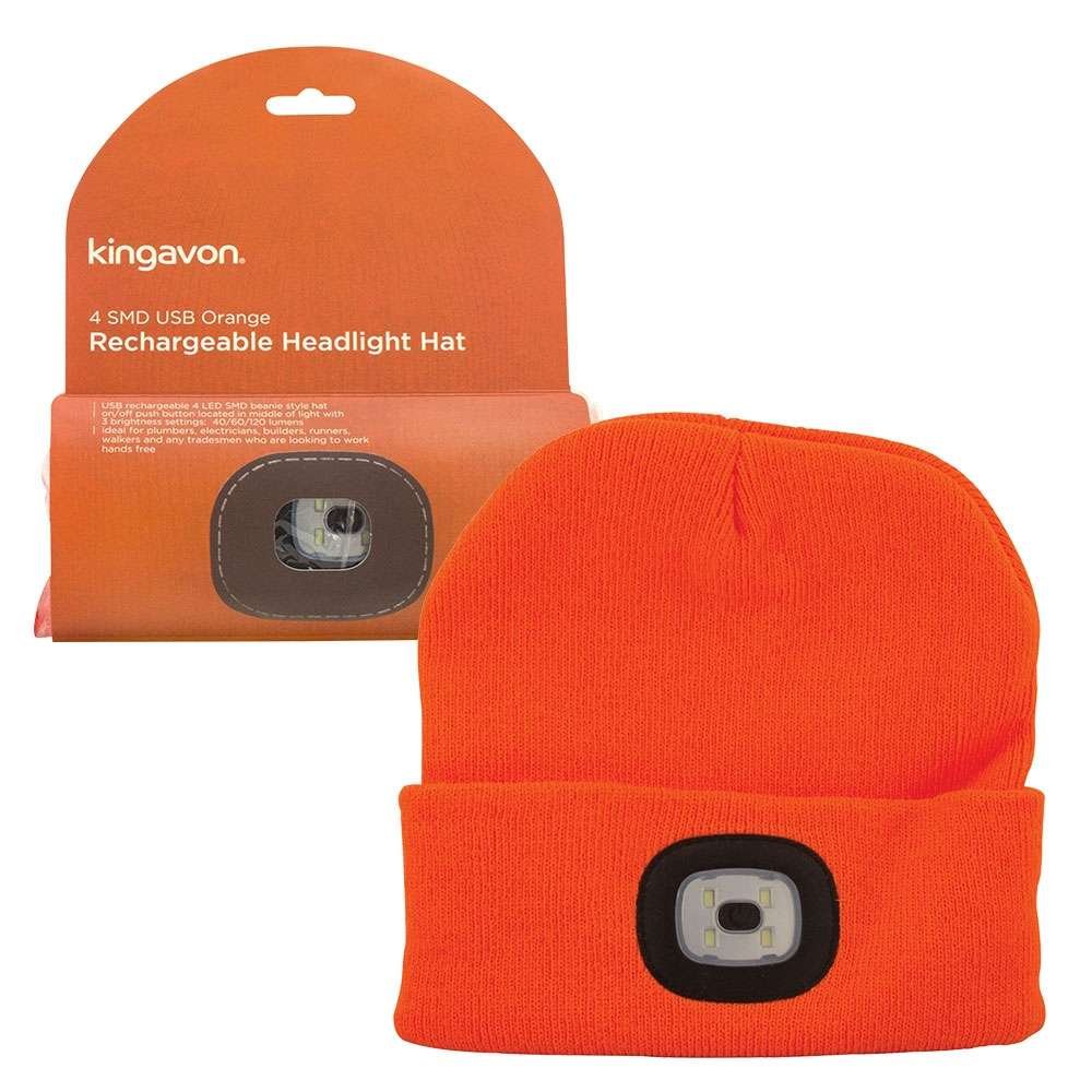 kingavon rechargeable headlight hat