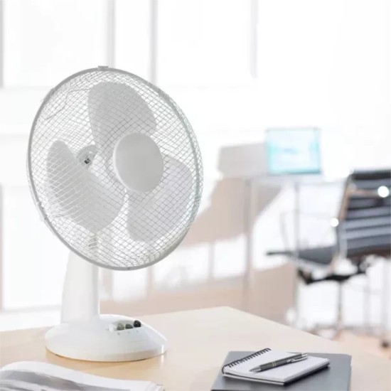 Kingavon 12" Oscillating Cooling Desk Fan | BB-FA101