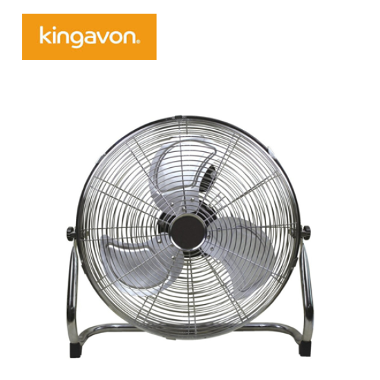 Kingavon 12" Oscillating Cooling Metal Floor Fan | BB-FA121