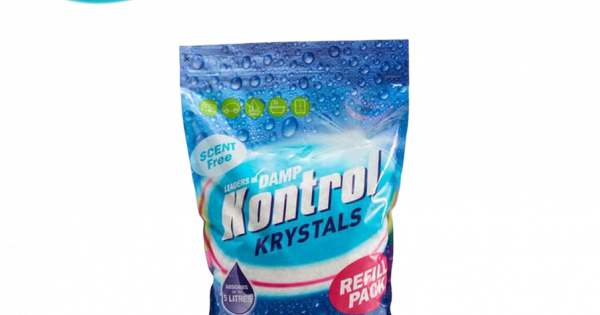 Kontrol Krystals Moisture Odour Damp Trap Dehumidifier Refill Pack 2 ...