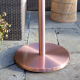 La Hacienda Outdoor Adjustable Copper Standing Electric Patio Garden Heater with Head Tilt | 69568