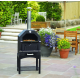 La Hacienda Steel Outdoor Multi Purpose Pizza Barbecue BBQ Grill Oven | 56107