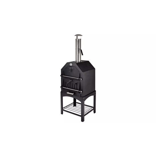 La Hacienda Steel Outdoor Multi Purpose Pizza Barbecue BBQ Grill Oven | 56107