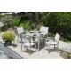Lifestyle Garden Morella 4 Seater Square Outdoor Garden Dining Set
