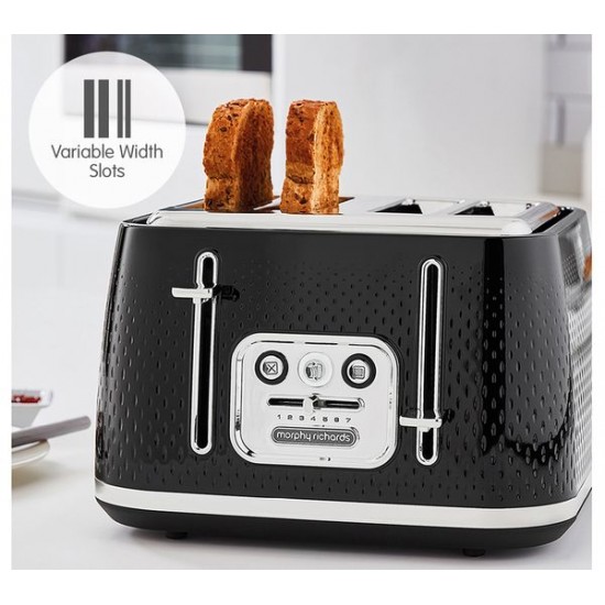 Buy DELONGHI Icona Metallics CTOT4003.AZ 4-Slice Toaster - Blue