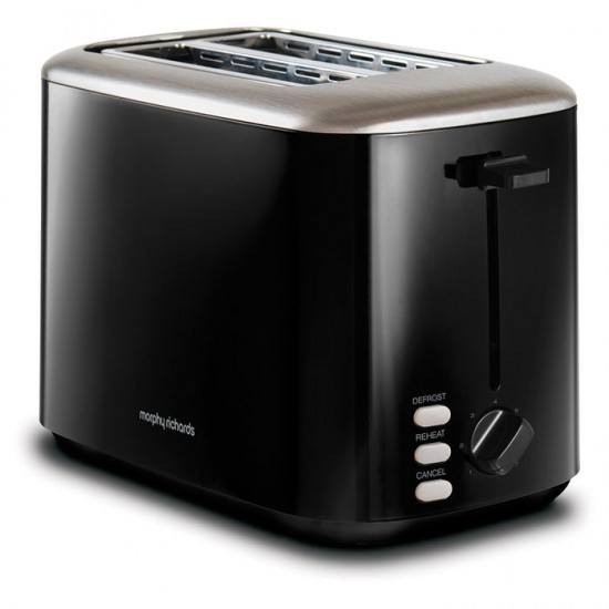 MORPHY RICHARDS Equip 2 Slice Toaster BLACK | 222064