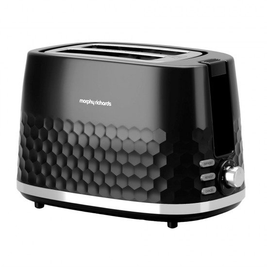 MORPHY RICHARDS Hive 2 Slice Toaster BLACK | 22031