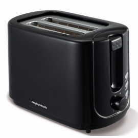 MORPHY RICHARDS 2 Slice Toaster BLACK | 980570